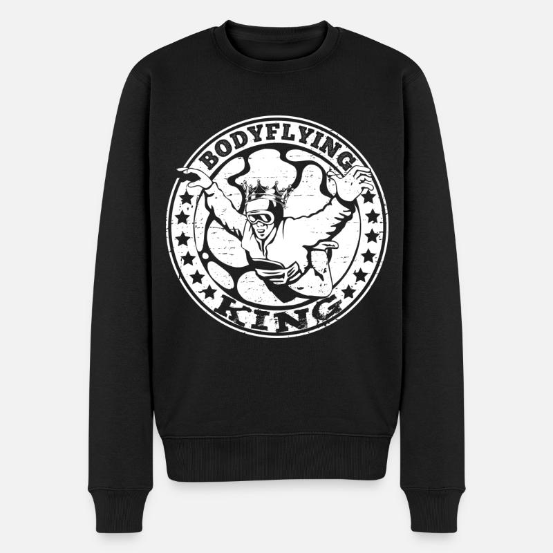 Parachutisme intérieur - Pull Premium bio Homme - noir