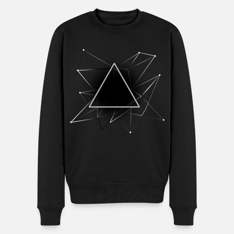 Résumé du triangle - Pull Premium bio Homme - noir