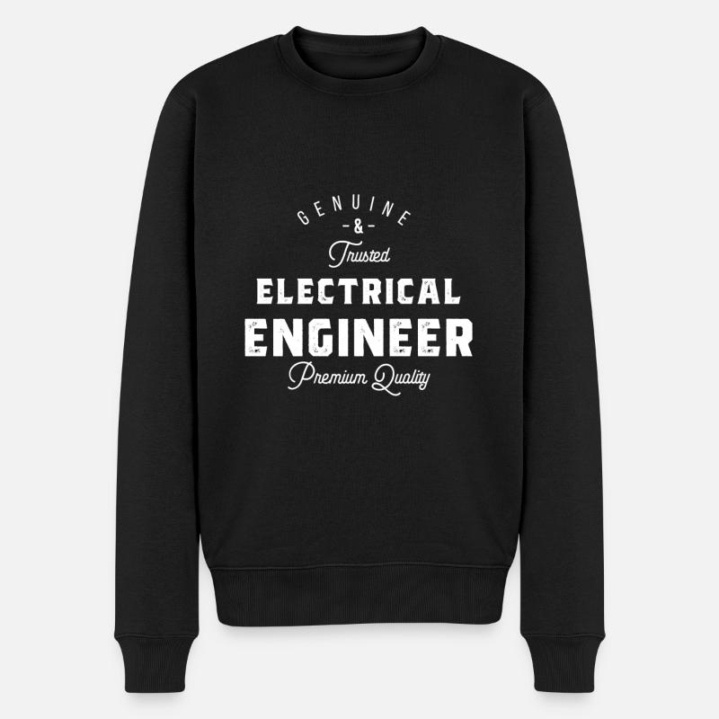Cadeau d’ingénieur électricien - Pull Premium bio Homme - noir