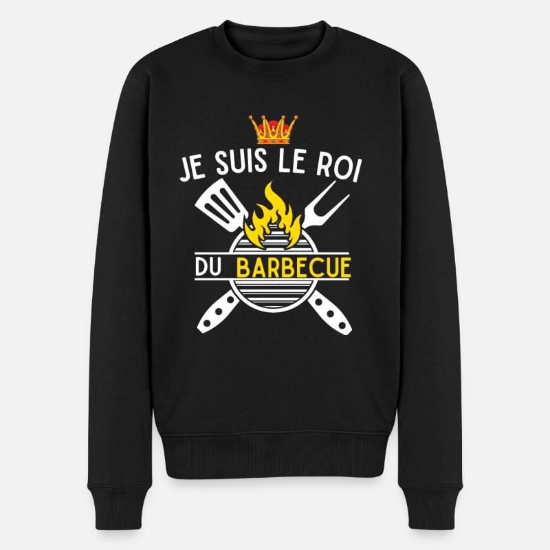 JE SUIS LE ROI - Pull Premium bio Homme - noir