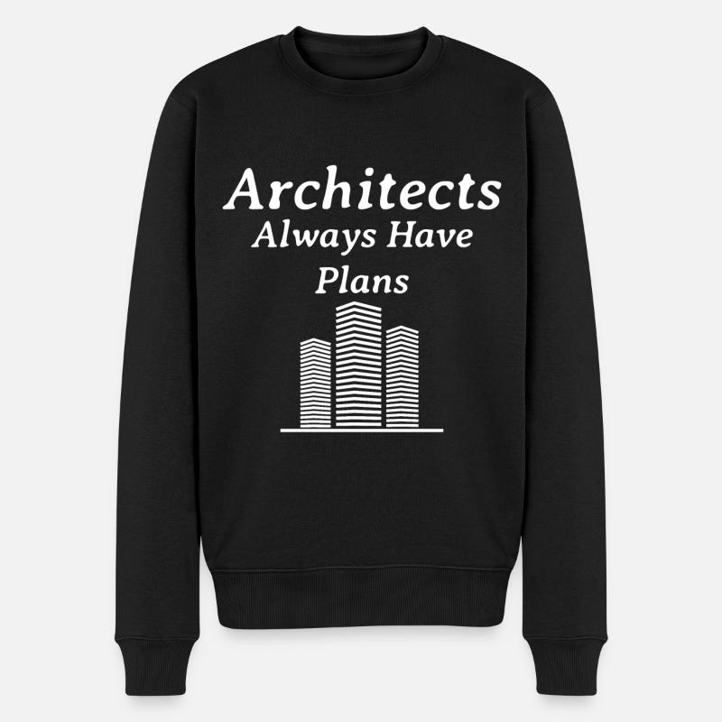 Architecte Architecte Étudiant Architecte Drôle - Pull Premium bio Homme - noir