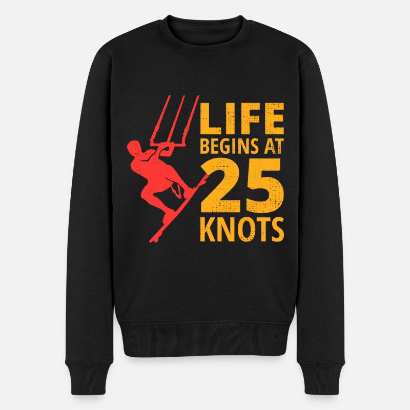 Kitesurf Kiteboard Kiteboarder Kitesurf - Pull Premium bio Homme - noir