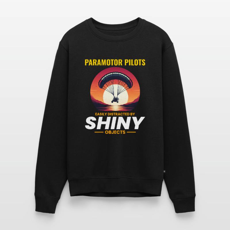 Paramotor Pilot Paramotoring Powered Paraglider Men's Premium Organic Jumper