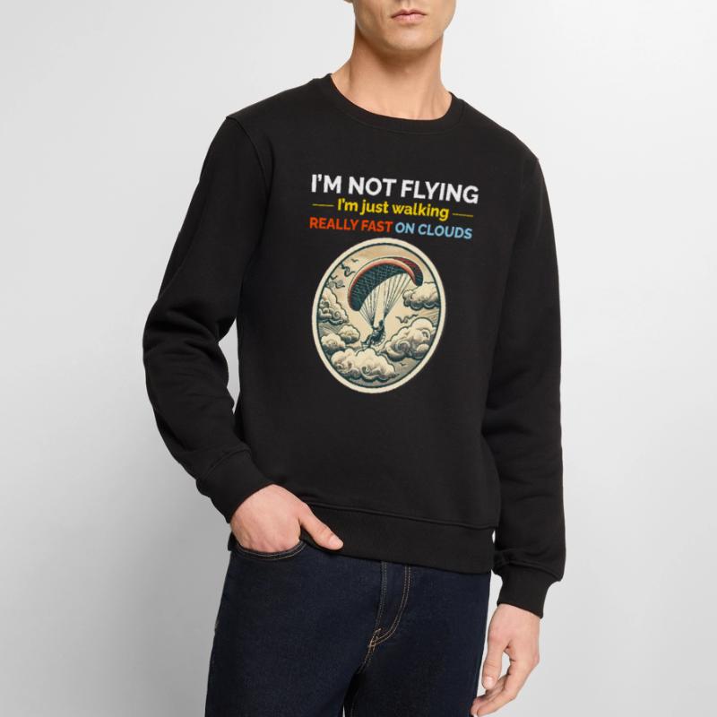 Paramotor Pilot Paramotoring Powered Paraglider Men's Premium Organic Jumper