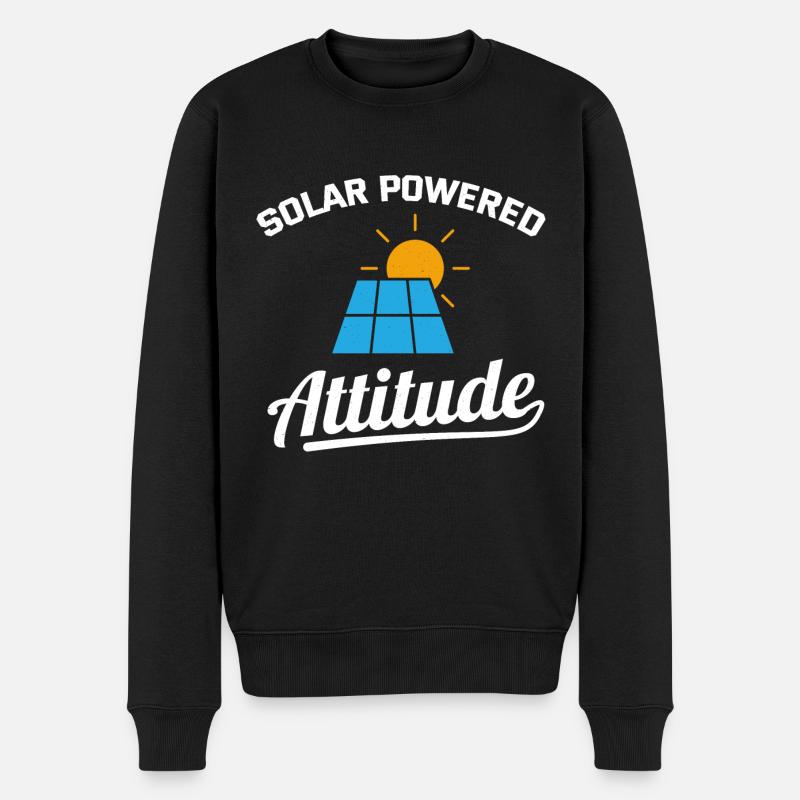 Électricien : Solar Powered Attitude - Pull Premium bio Homme - noir