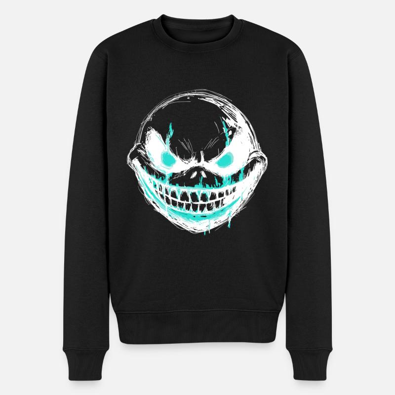 Attention vif - créature monstre - Pull Premium bio Homme - noir