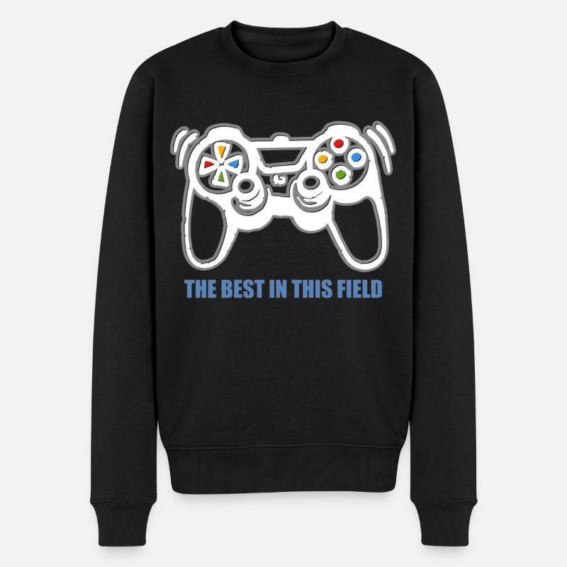 Game Console Gamer - Pull Premium bio Homme - noir