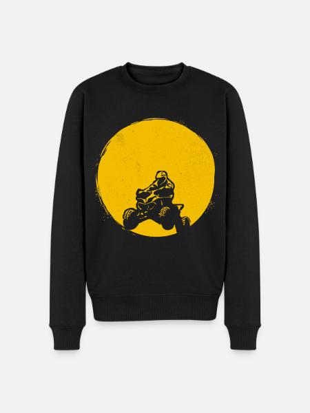 VTT Silhouette Quad Sun Cadeau - Pull Premium bio Homme - noir