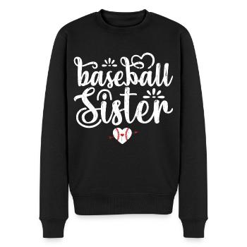 Baseball Sister Baseball Baseball Sister - Pull Premium bio Homme - noir - Devant - Nico (187cm)