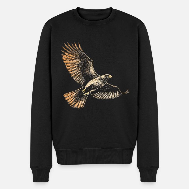 Falke Vintage Silhouette - Männer Premium Bio Pullover - Schwarz