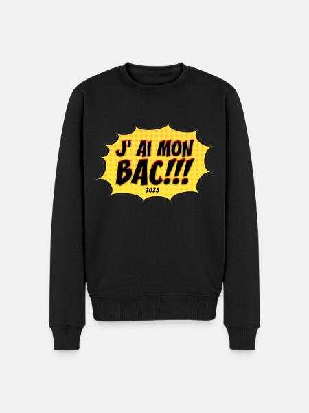J AI MON BAC - Pull Premium bio Homme - noir