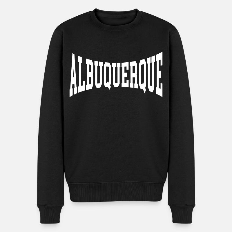 Albuquerque - Männer Premium Bio Pullover - Schwarz