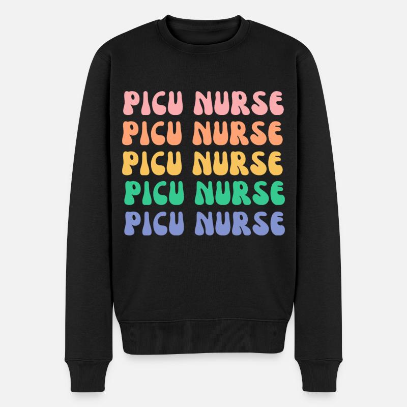 Picu Infirmière - Pull Premium bio Homme - noir