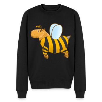 Costume d’abeille Capybara - Pull Premium bio Homme - noir - Devant - Nico (187cm)