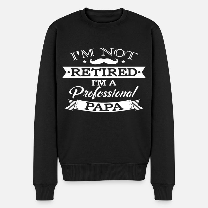 Fête des Pères - Pull Premium bio Homme - noir
