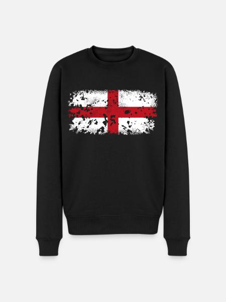 Genoa St. George's Cross - Men's Premium Organic Jumper - black