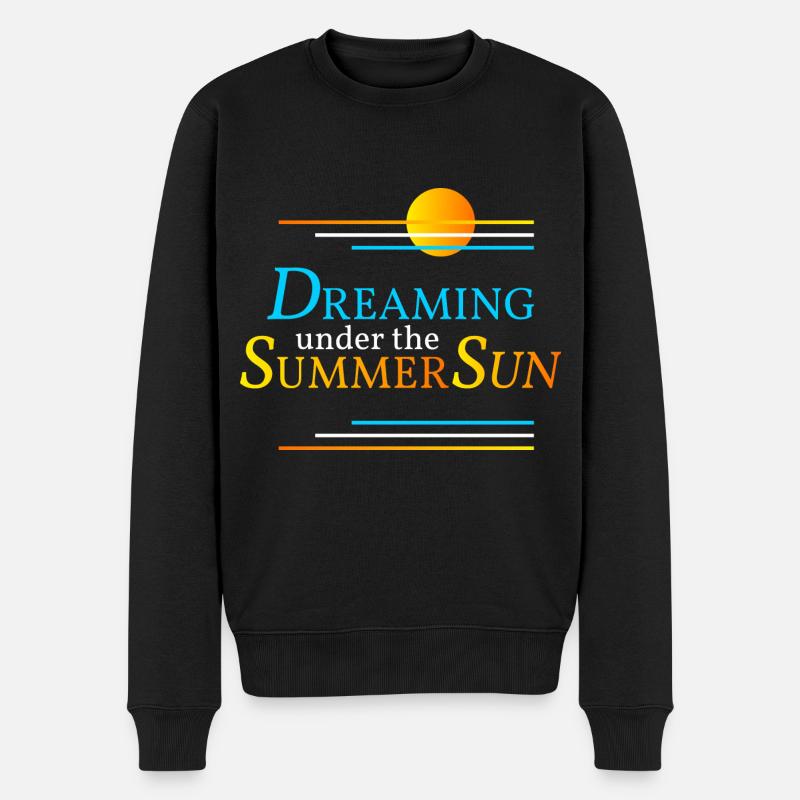 Summersun - Männer Premium Bio Pullover - Schwarz