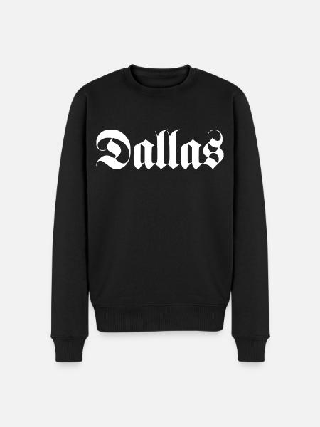 Dallas - Men's Premium Organic Jumper - black