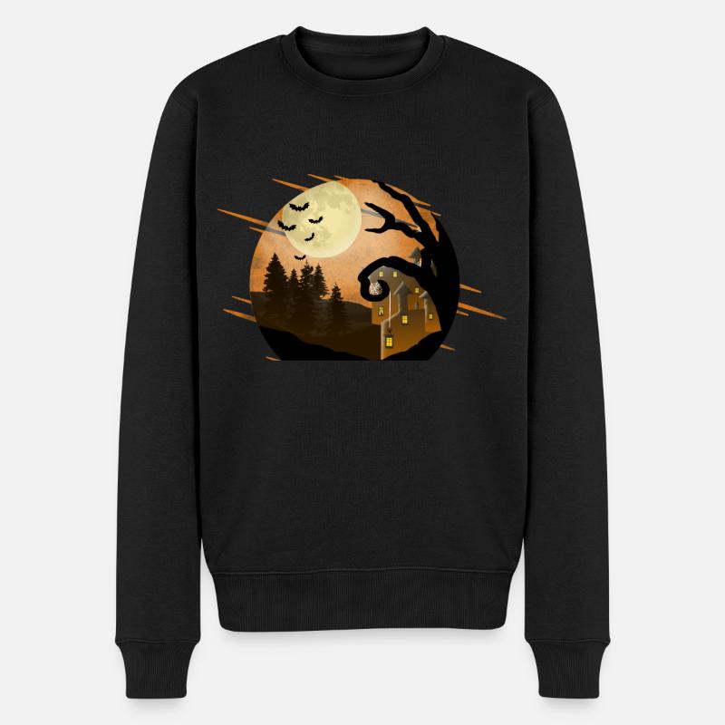 Halloween - Pull Premium bio Homme - noir