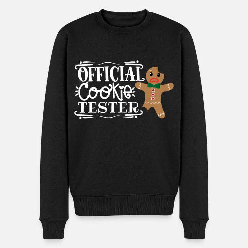Testeur officiel de biscuits - Pull Premium bio Homme - noir