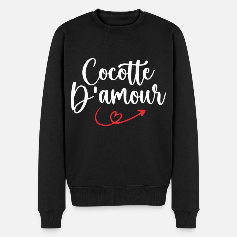 Cocotte D'amour - Pull Premium bio Homme - noir