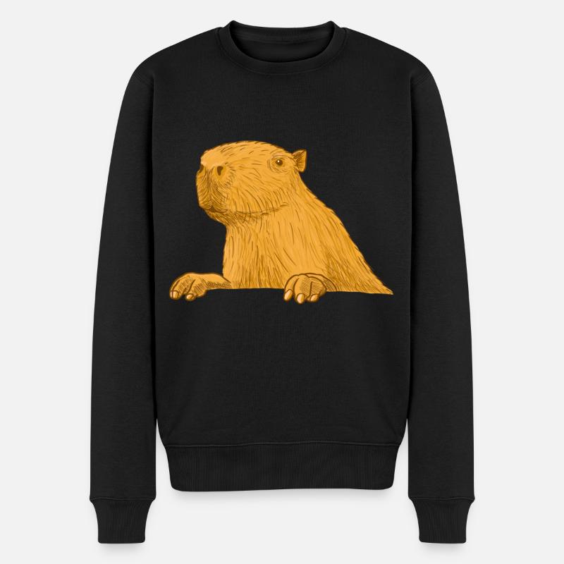 Capybara - Pull Premium bio Homme - noir