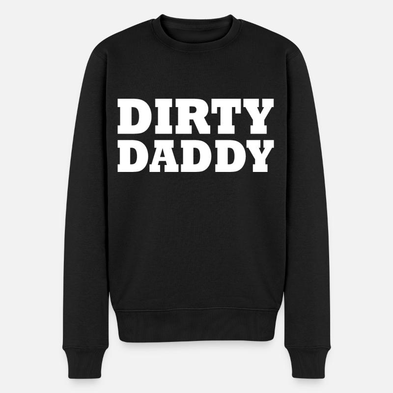 Dirty daddy - Pull Premium bio Homme - noir