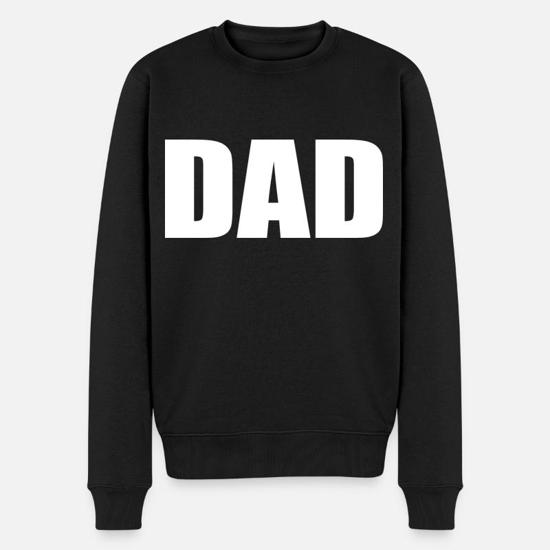 Dad - Pull Premium bio Homme - noir