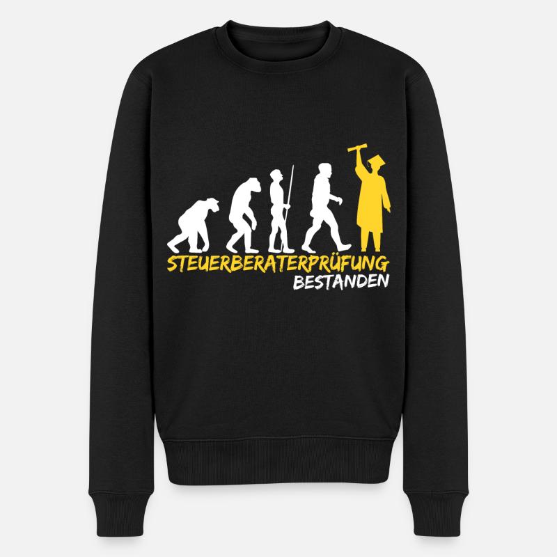 Steuerberater Prüfung bestanden Bestandene Lustig - Männer Premium Bio Pullover - Schwarz