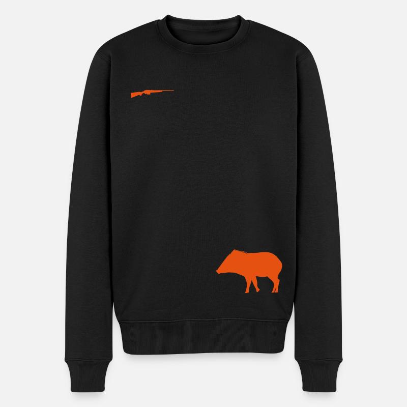 Sanglier - Pull Premium bio Homme - noir
