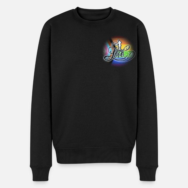 Ein Liebesstolz - Männer Premium Bio Pullover - Schwarz