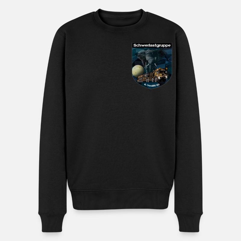 Schwerlast 2 - Männer Premium Bio Pullover - Schwarz