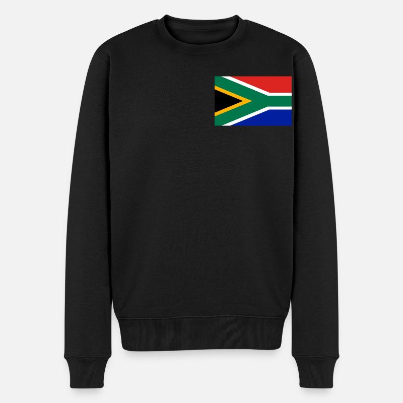 Drapeau de l’Afrique du Sud - Pull Premium bio Homme - noir