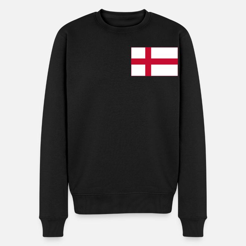 Drapeau de l’Angleterre - Pull Premium bio Homme - noir