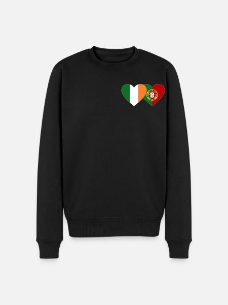 Drapeau de l’Irlande Portugal - Pull Premium bio Homme - noir