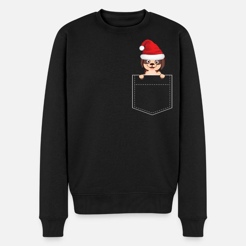 Chien de Noël - Pull Premium bio Homme - noir
