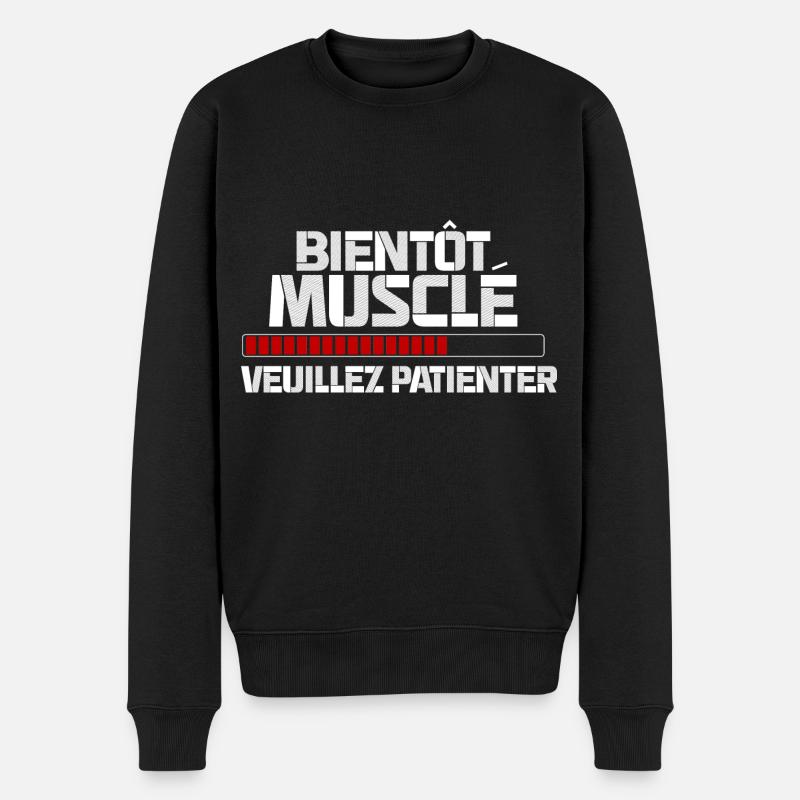 Bientôt musclé - Pull Premium bio Homme - noir