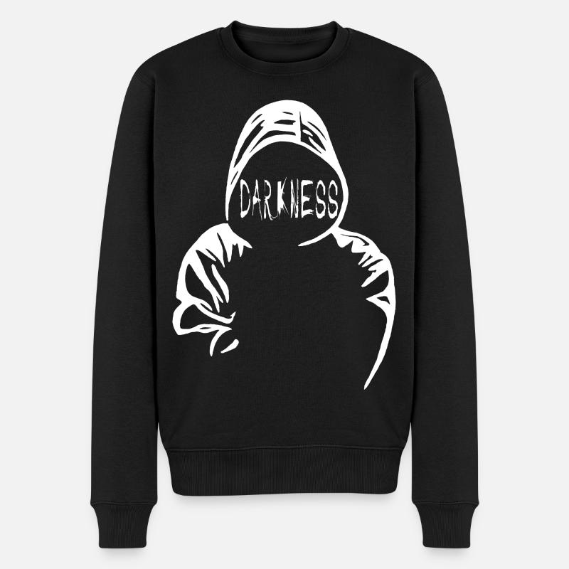 Les ténèbres - Pull Premium bio Homme - noir