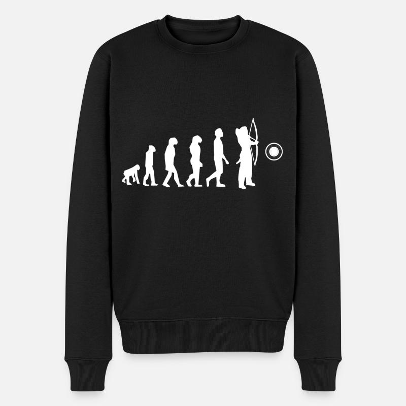Tir à l’arc évolution - Pull Premium bio Homme - noir