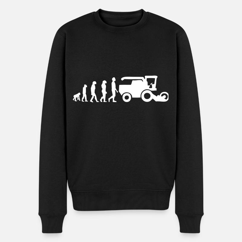 Moissonneuse évolution - Pull Premium bio Homme - noir