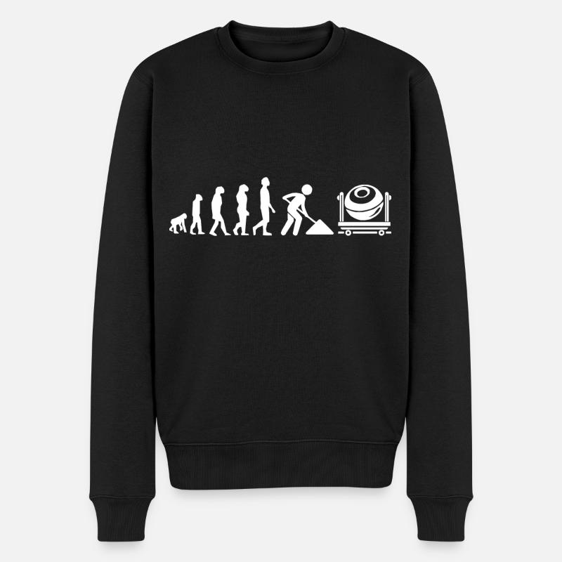 Bétonnière évolution - Pull Premium bio Homme - noir