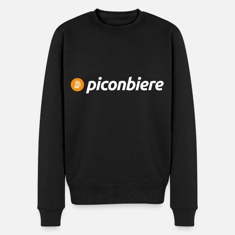 Picon bière - Pull Premium bio Homme - noir