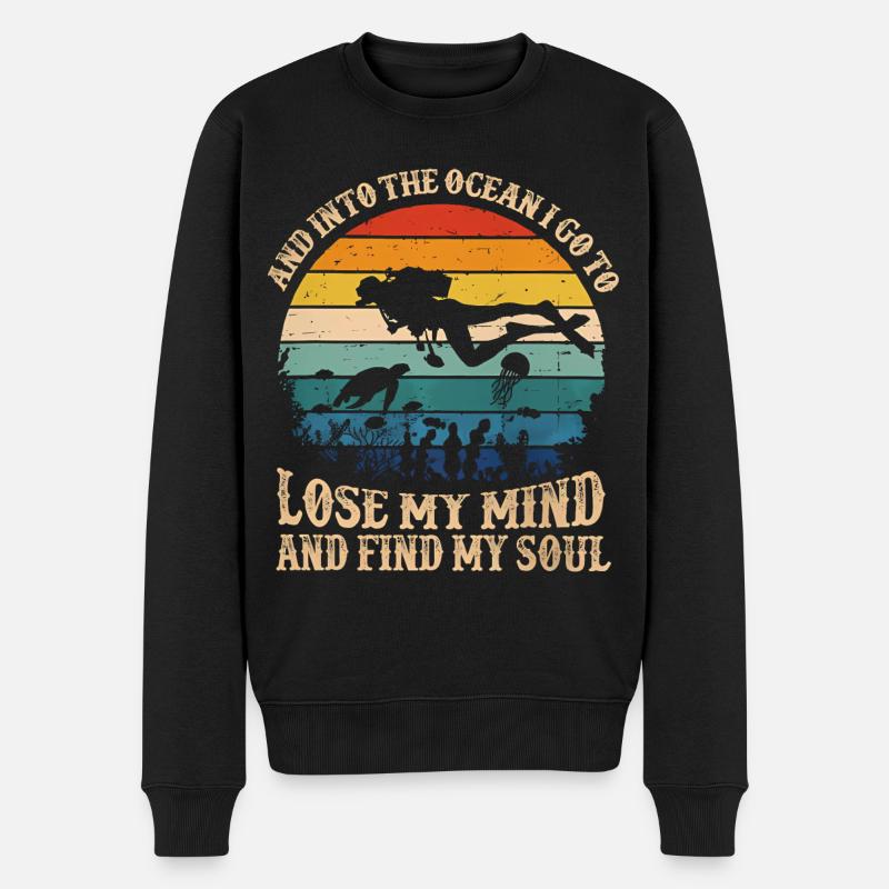 23F 0312 bk - Pull Premium bio Homme - noir