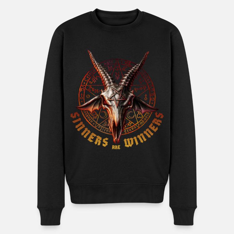 Alchemy England Baphomet Sinners Are Winners - Pull Premium bio Homme - noir