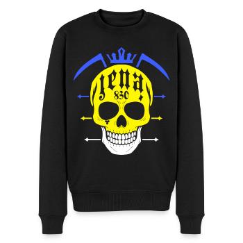 Crâne de Jena Grim Reaper - Pull Premium bio Homme - noir - Devant - Nico (187cm)