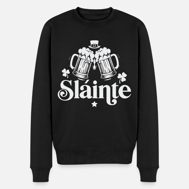 Slainte - Pull Premium bio Homme - noir