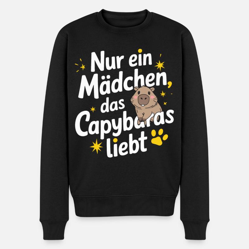 Capybara Wasserschwein Capybaras - Pull Premium bio Homme - noir