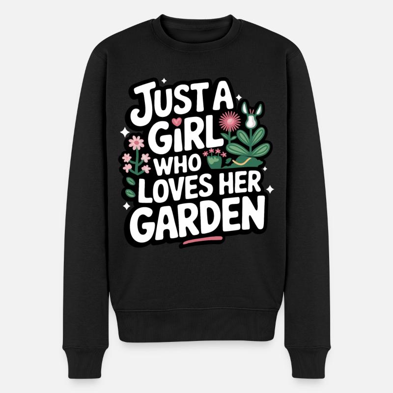 Jardinier Plantes de jardin Jardinage - Pull Premium bio Homme - noir