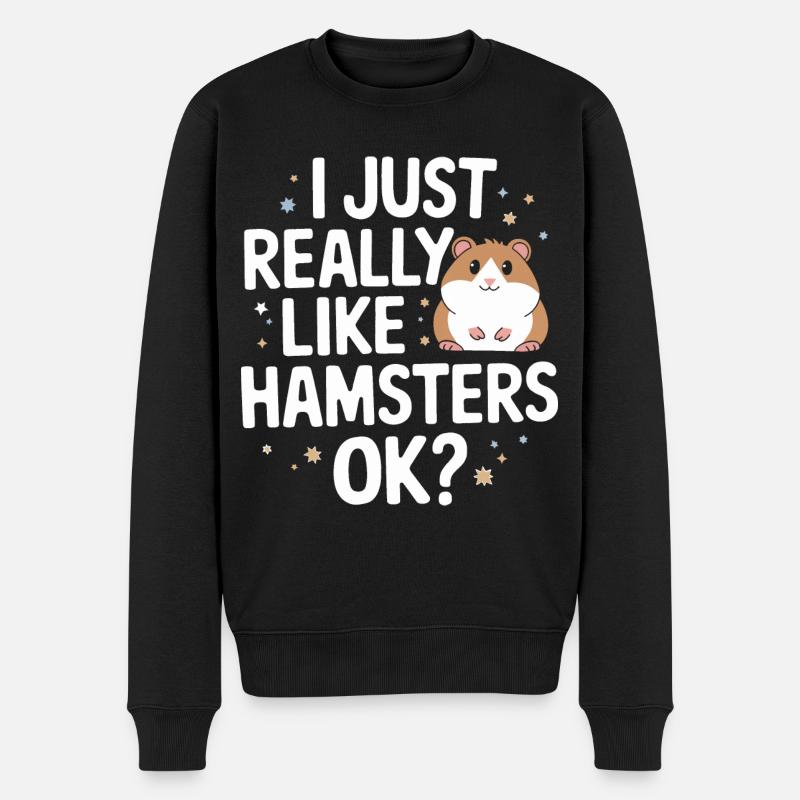 Hamster - Pull Premium bio Homme - noir