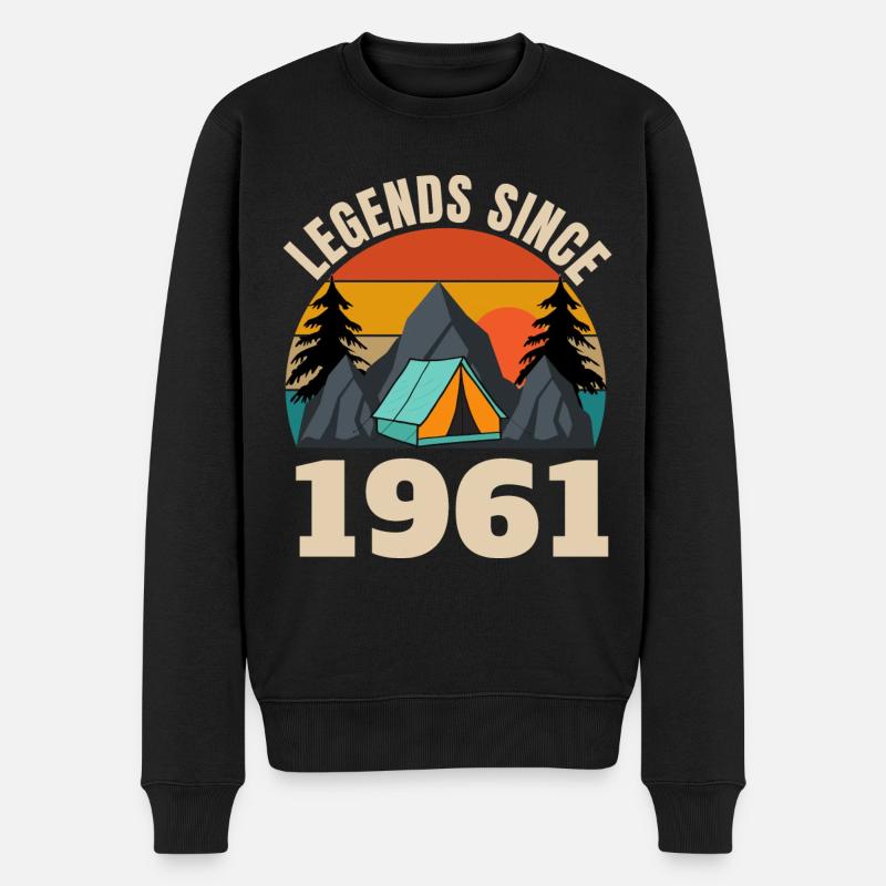 LÉGENDES DEPUIS 1961 - Pull Premium bio Homme - noir